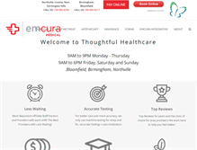 Tablet Screenshot of emcura.com